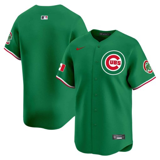 Men’s Chicago Cubs Mexico Vapor Premier Limited Jersey GREEN