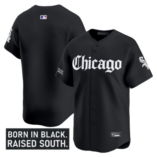 Men’s Chicago White Sox ‘Gothic South Side Edition’ Vapor Premier Limited Jersey blank