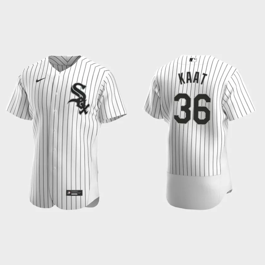 Men’s Chicago White Sox Jim Kaat White Authentic Retired Player Jersey