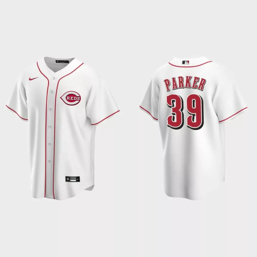 Men’s Cincinnati Reds Dave Parker White Replica Retired Player Jersey
