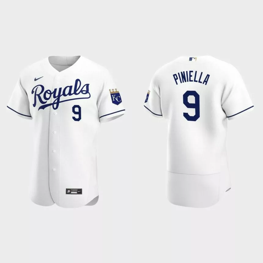 Men’s Cincinnati Reds Lou Piniella White Authentic Retired Player Jersey