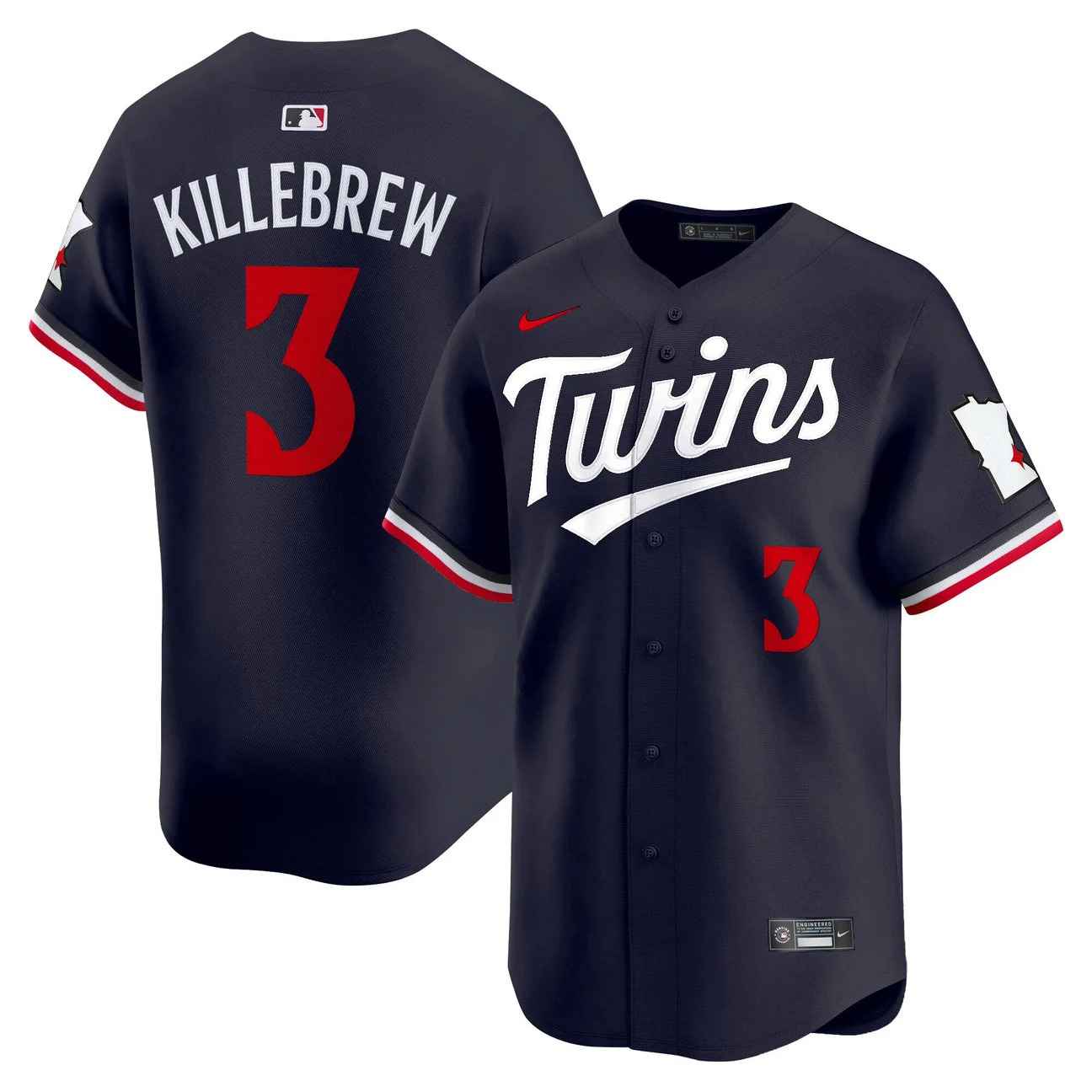 Men’s Minnesota Twins 2026 Vapor Premier Limited Jersey #3 HARMON KILLEBREW