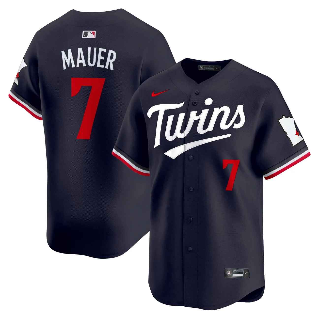 Men’s Minnesota Twins 2026 Vapor Premier Limited Jersey #7 JOE MAUER