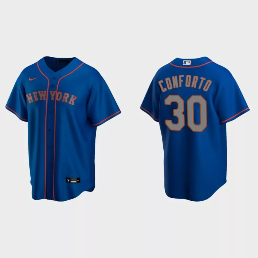 Men’s New York Mets Michael Conforto Alternate Road Replica Jersey – Royal