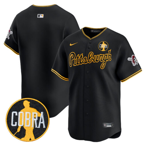 Men’s Pittsburgh Pirates ‘Dave Parker Cobra Patch’ Vapor Premier Limited Jersey blank