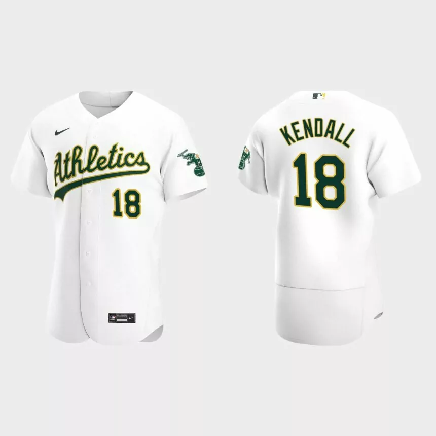 Men’s Pittsburgh Pirates Jason Kendall White Authentic Retired Player Jersey