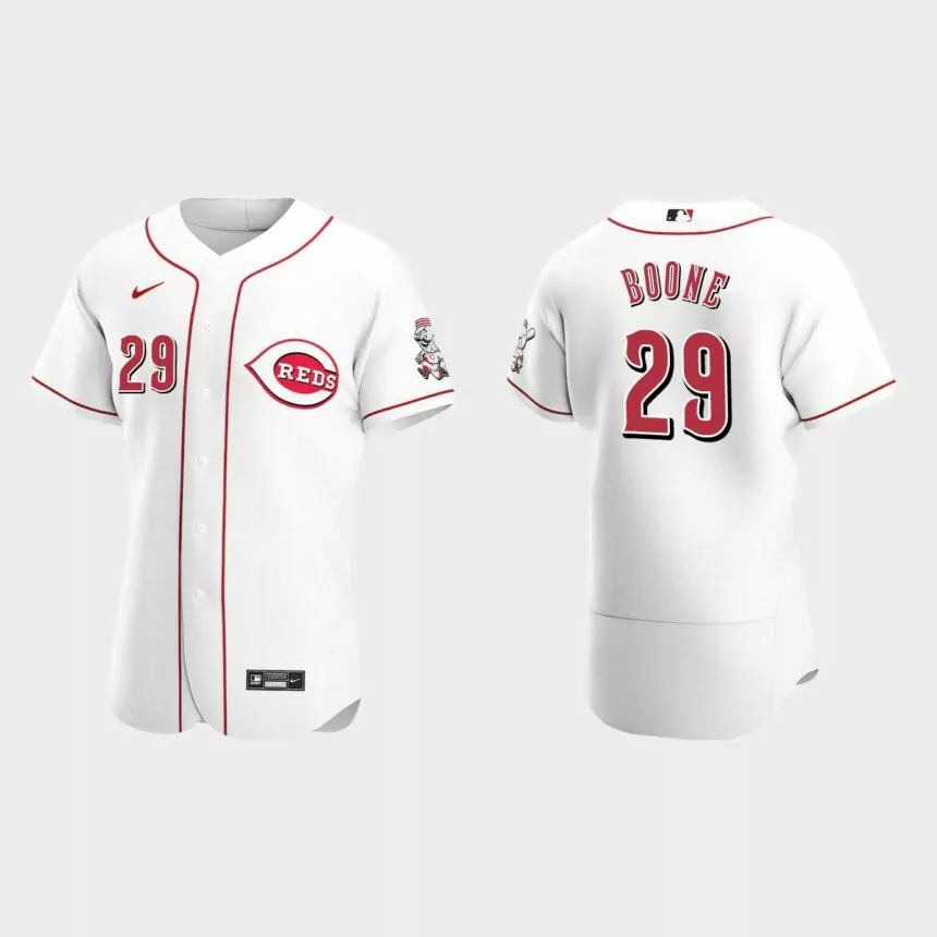 Men’s Seattle Mariners Bret Boone White Authentic Retired Player Jersey