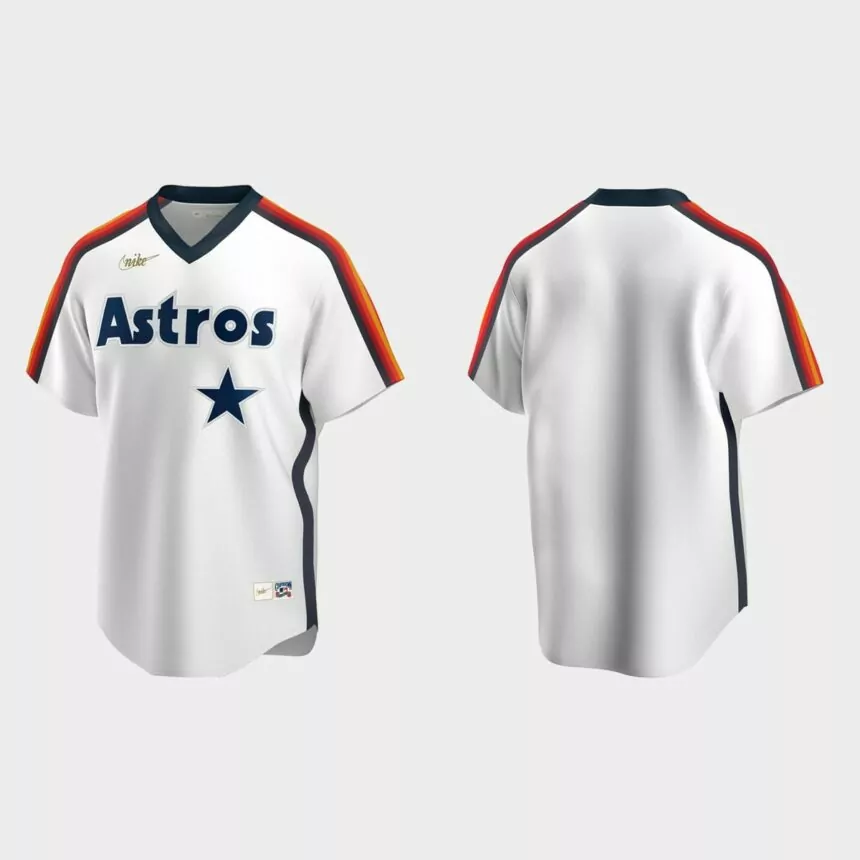 Men’s Seattle Mariners Home Cooperstown Collection Jersey – White