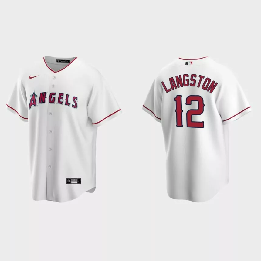 Men’s Seattle Mariners Mark Langston White Replica Retired Player Jersey