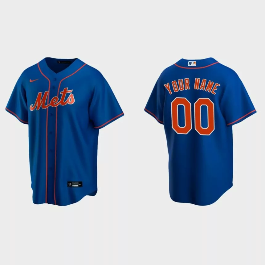 Men’s Texas Rangers Royal Replica Alternate Custom Jersey
