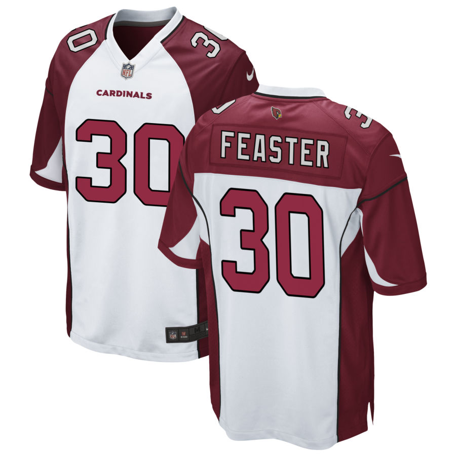 Mens Arizona Cardinals #30 Tavien Feaster Nike White Vapor Untouchable Limited Jersey