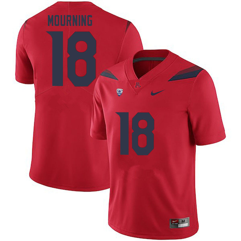 Mens Arizona Wildcats #18 Derick Mourning Nike Red College Football Game Jersey