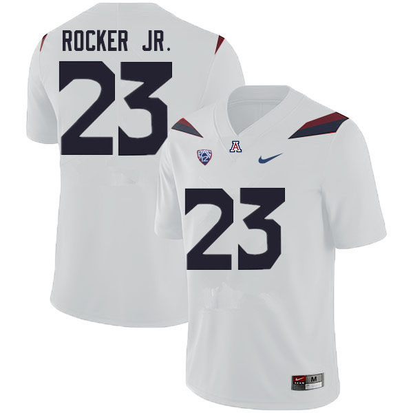 Mens Arizona Wildcats #23 Stevie Rocker Jr. Nike White College Football Game Jersey
