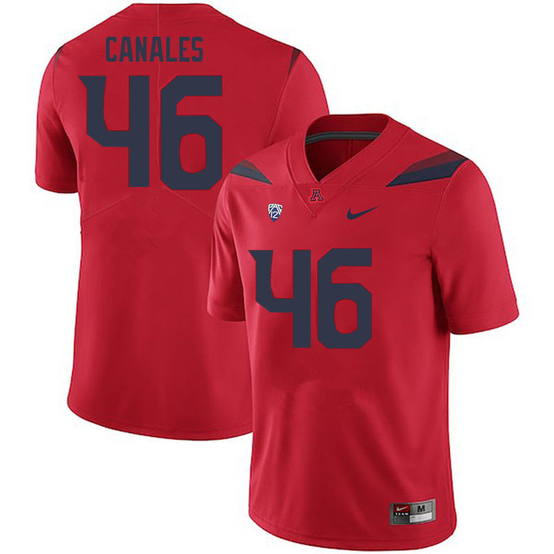 Mens Arizona Wildcats #46 Thor Canales Nike Red College Football Game Jersey