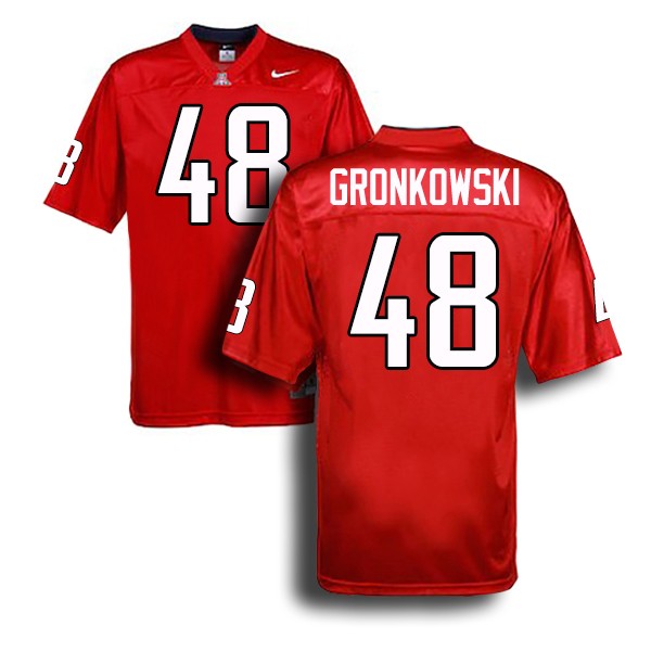 Mens Arizona Wildcats #48 Rob Gronkowski Nike 2012 Red Retro College Football Jersey