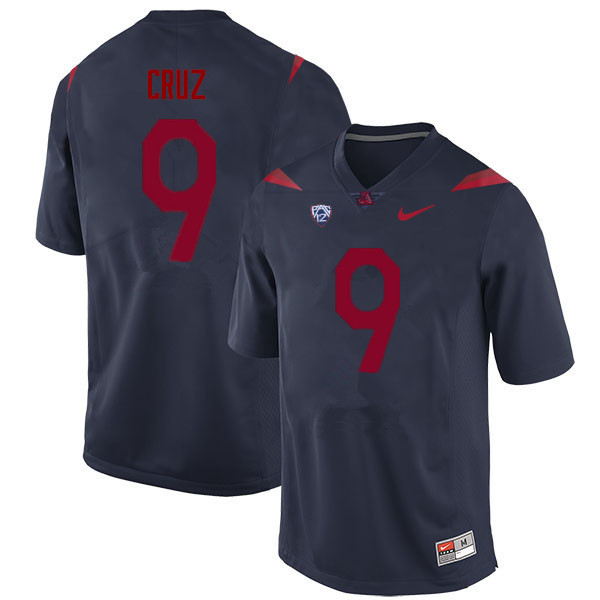 Mens Arizona Wildcats #9 Gunner Cruz Nike Navy College Football Game Jersey