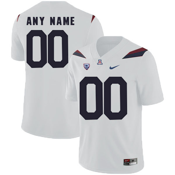 Mens Arizona Wildcats Custom Rob Gronkowski Brooks Reed Lance Briggs Nick Foles Ted Urness Terry Vaughn Custom Nike White Football Jersey