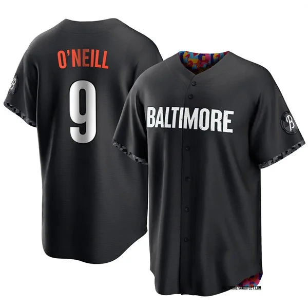 Mens Baltimore Orioles #9 Tyler O'Neill Nike Black City Connect Limited Jersey 