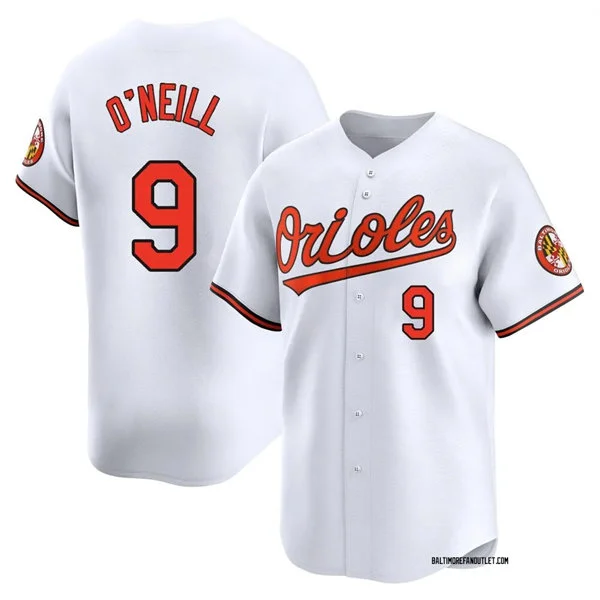 Mens Baltimore Orioles #9 Tyler O'Neill Nike Home White Limited Player Jersey 