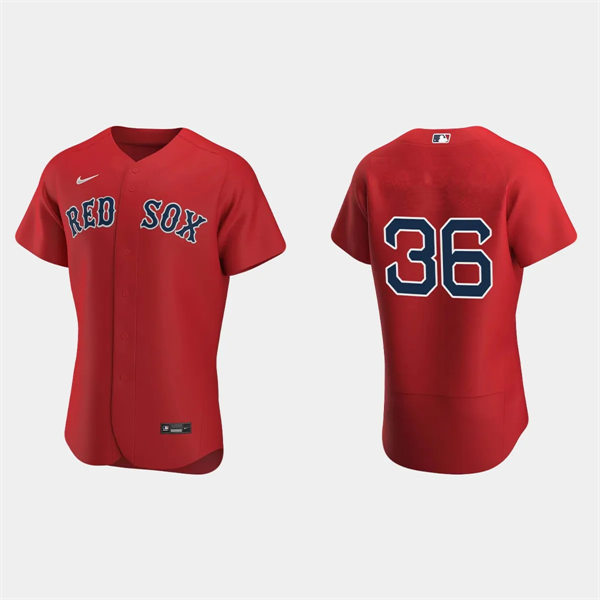 Mens Boston Red Sox #36 Triston Casas Nike Red Alternate FlexBase Player Jersey