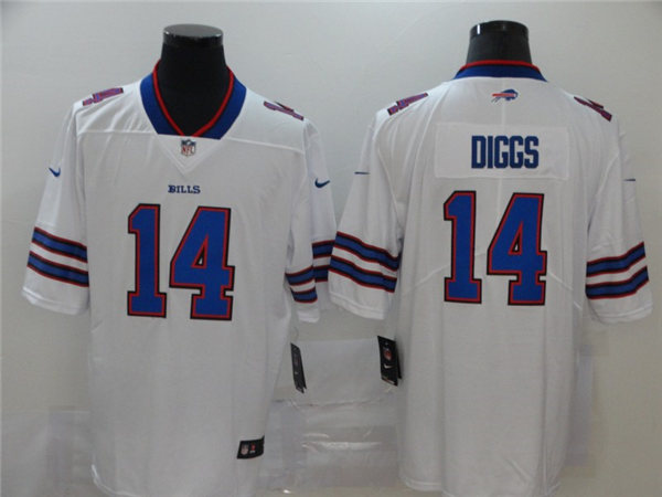 Mens Buffalo Bills #14 Stefon Diggs Nike White Vapor Limited Stitched Jersey