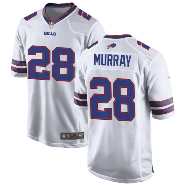 Mens Buffalo Bills #28 Latavius Murray Nike White Away Vapor Limited Jersey