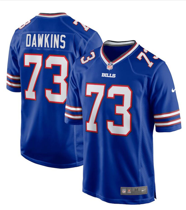 Mens Buffalo Bills #73 Dion Dawkins Nike Royal Vapor Limited Jersey