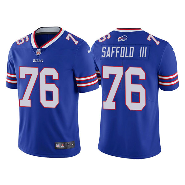 Mens Buffalo Bills #76 Rodger Saffold III Nike Royal Team Color Vapor Limited Jersey