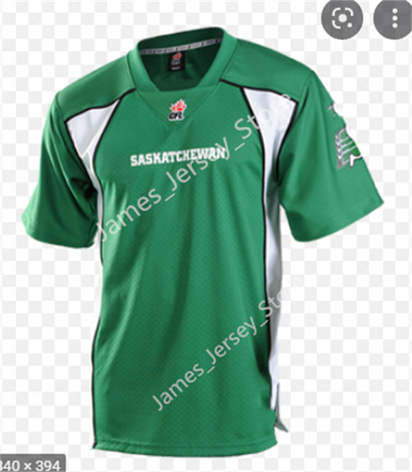 Mens CFL Saskatchewan Roughriders Custom Green Football Jersey