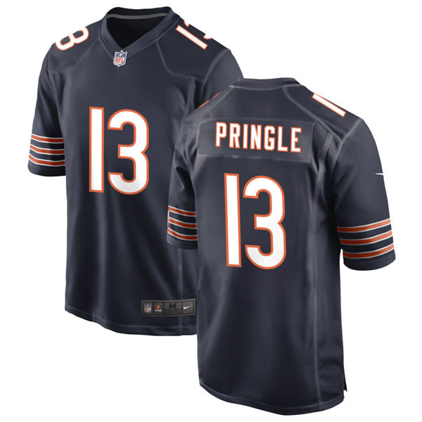 Mens Chicago Bears #13 Byron Pringle Nike Navy Vapor Untouchable Limited Jersey