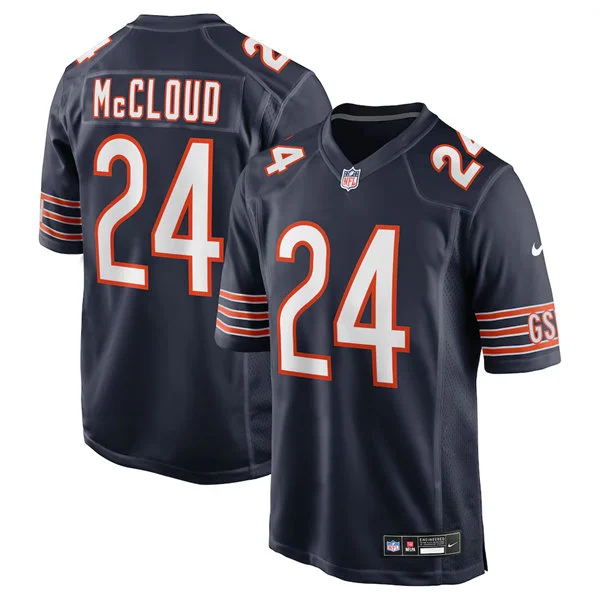 Mens Chicago Bears #24 Nick McCloud Nike Navy Vapor F.U.S.E. Limited Jersey 