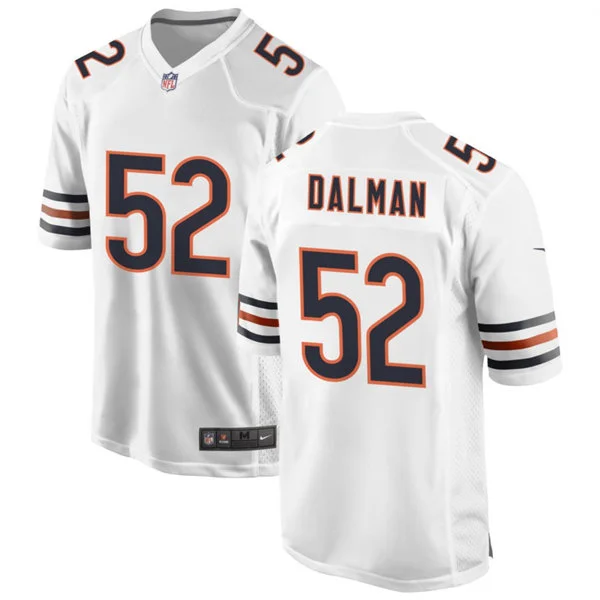 Mens Chicago Bears #52 Drew Dalman Nike White Vapor F.U.S.E. Limited Jersey 