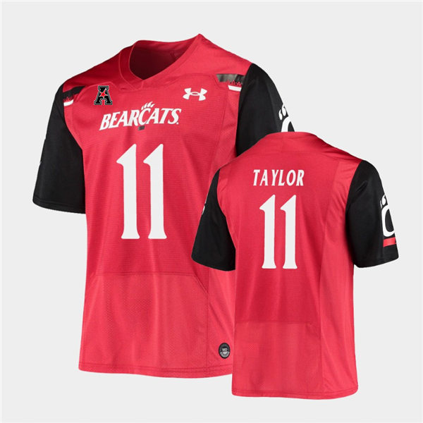 Mens Cincinnati Bearcats #3 Evan Prater Under Armour Black College Football Game Jersey1