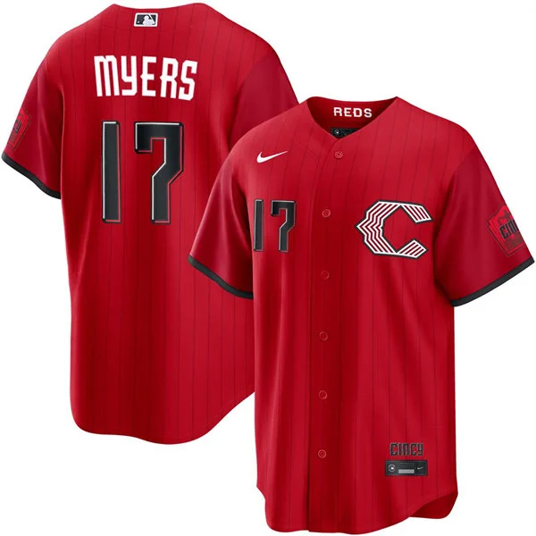 Mens Cincinnati Reds #17 Dane Myers Nike 2026 All-Red City Connect Limited Jersey 