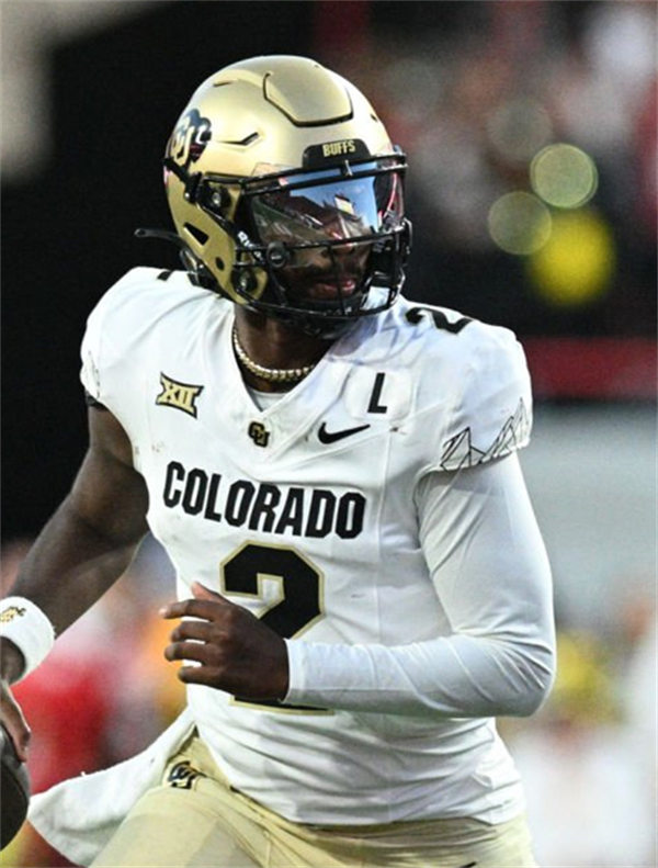 Mens Colorado Buffaloes #2 Shedeur Sanders 2024 XII F.U.S.E. Limited White College Football Game Jersey 