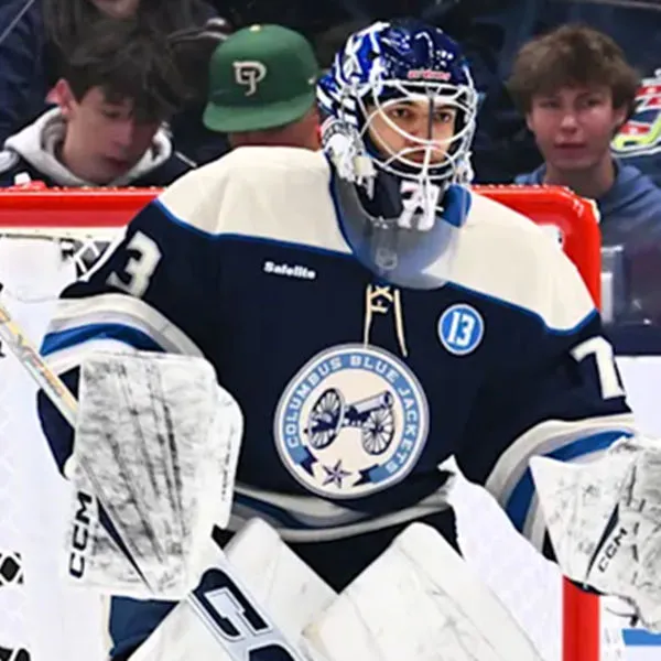 Mens Columbus Blue Jackets #73 Jet Greaves Fanatics Navy Alternate Premium Jersey 