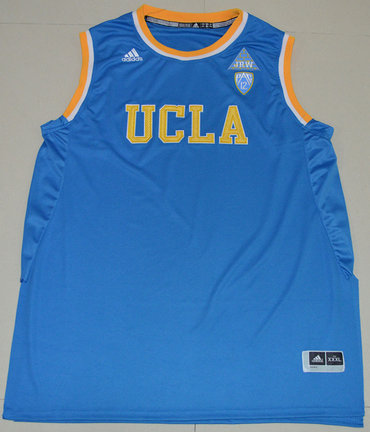 Mens Custom NUCLA Bruins College Basketball Blue Jersey