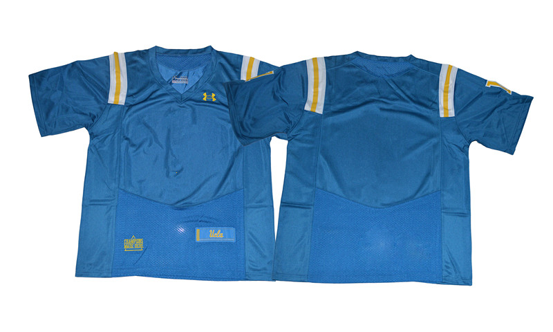 Mens Custom NUCLA Bruins College Football Blue Jersey