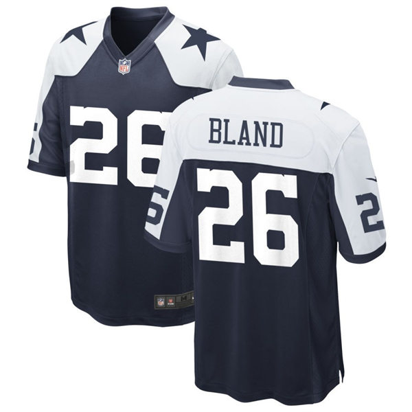 Mens Dallas Cowboys #26 DaRon Bland Nike Navy Alternate Vapor Limited Jersey