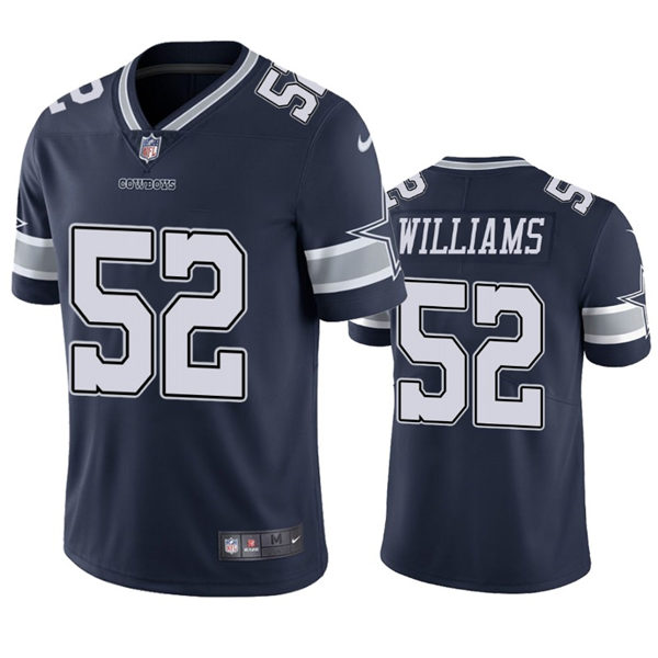 Mens Dallas Cowboys #52 Connor Williams Nike Navy Team Color Untouchable Limited Jersey