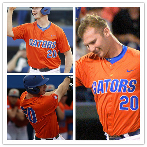 Mens Florida Gators #20 Pete Alonso Nike 2016 Orange Gators College Baseball Jerseys