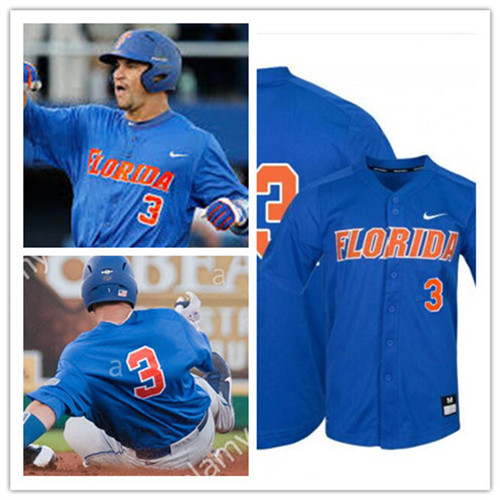 Mens Florida Gators #3 Mike Zunino (1)