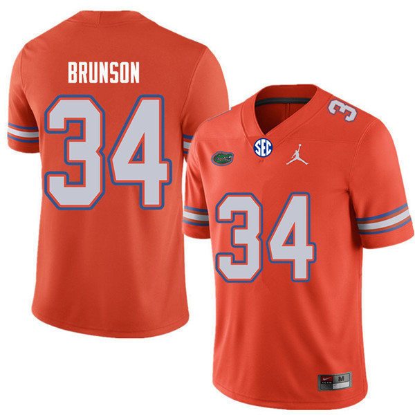 Mens Florida Gators #34 Lacedrick Brunson -o