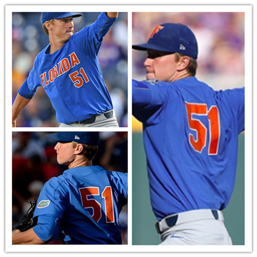 Mens Florida Gators #51 Brady Singer
