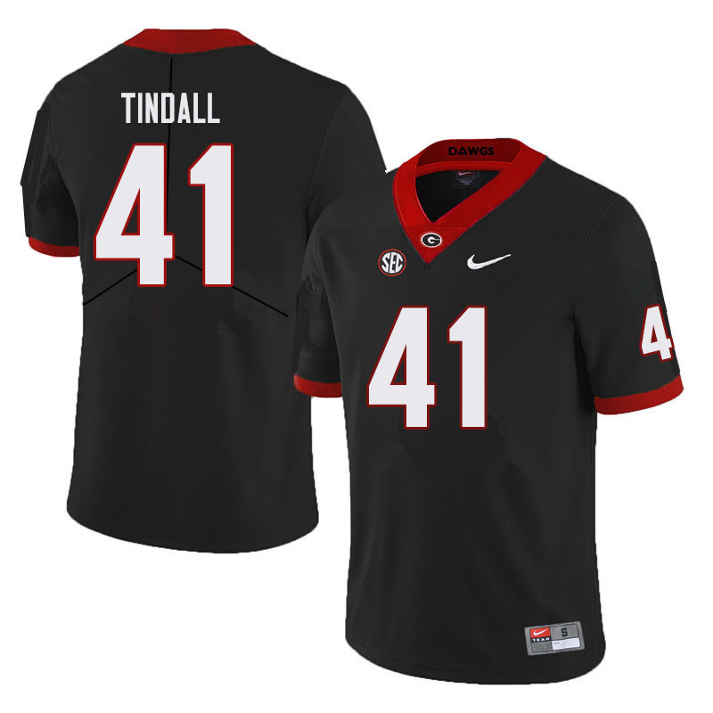 Mens Georgia Bulldogs #41 Channing Tindall Nike Black Foootball Jersey