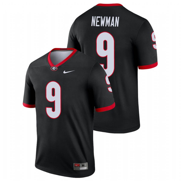 Mens Georgia Bulldogs #9 Jamie Newman Nike Black Foootball Jersey