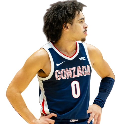 Mens Gonzaga Bulldogs #0 Ryan Nembhard Navy Nike 2021 WCC College Basketball Game Jersey 