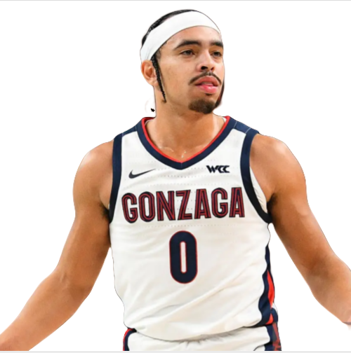 Mens Gonzaga Bulldogs #0 Ryan Nembhard Nike White 2021 WCC College Basketball Game Jersey 