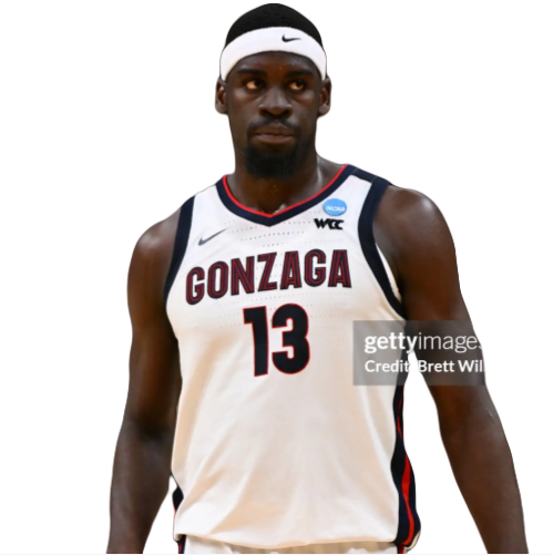 Mens Gonzaga Bulldogs #13 Graham Ike Nike White 2021 WCC College Basketball Game Jersey 