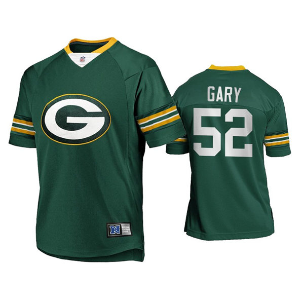 Mens Green Bay Packers #52 Rashan Gary Nike 2021 Green Team Logo Icon Jersey
